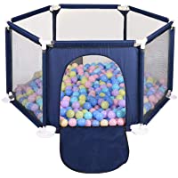 Los mejores  - Bloomma Valla de Seguridad para niños. Juego Valla Plegable Al Aire Libre Cerca de Seis Lados Colorido Bola Piscina…